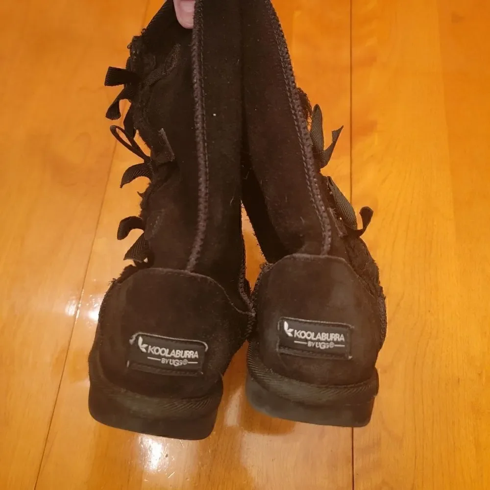 Koolaburra by Ugg Victoria Tall Boot • Black • Size 4